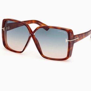 Tom Ford Brown Gradient Sunglasses